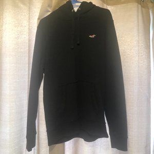Large black hollister hoodie